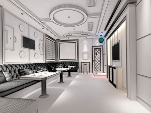 party bar ktv sauna design complete 148 Modèle 3D