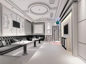 party bar ktv sauna design complete 148 3D Model