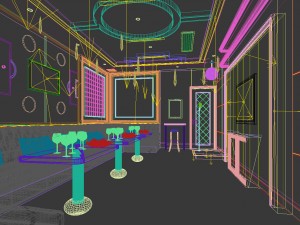 party bar ktv sauna design complete 148 Modèle 3D