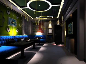 party bar ktv sauna design complete 148 3D Model