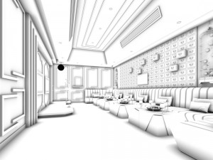 party bar ktv sauna design complete 149 3D Model