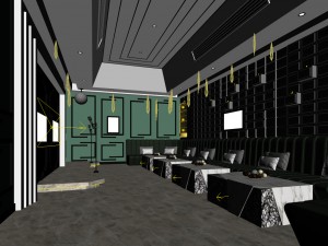 party bar ktv sauna design complete 149 3D Model