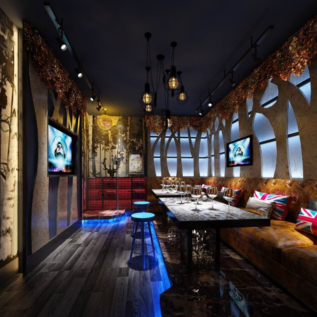 party bar ktv sauna design complete 150 3D मॉडल .c4d .max .obj .3ds .fbx .stl .blend 