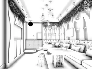party bar ktv sauna design complete 150 3D Model