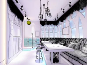party bar ktv sauna design complete 150 3D Model