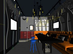 party bar ktv sauna design complete 150 3D Model