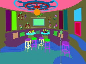party bar ktv sauna design complete 151 Model 3D