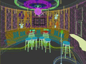 party bar ktv sauna design complete 151 3D Model
