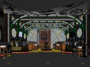 party bar ktv sauna design complete 152 3D Model