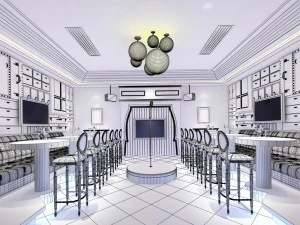 party bar ktv sauna design complete 153 3D Model