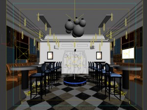 party bar ktv sauna design complete 153 3D 모델