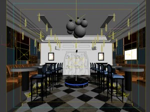 party bar ktv sauna design complete 153 3D Model