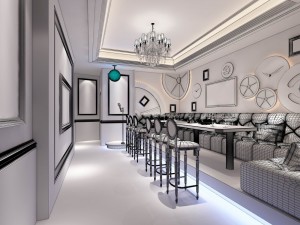 party bar ktv sauna design complete 154 3D Model