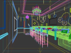 party bar ktv sauna design complete 154 3D Model