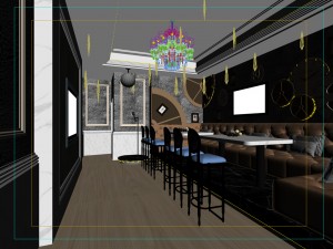 party bar ktv sauna design complete 154 3D Model