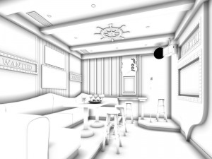 party bar ktv sauna design complete 155 3D Model