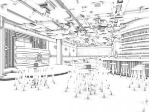 party bar ktv sauna design complete 156 3D Model