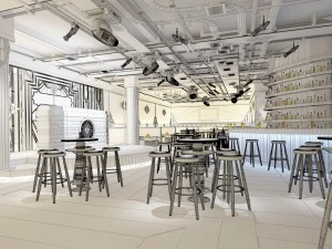 party bar ktv sauna design complete 156 3D Model