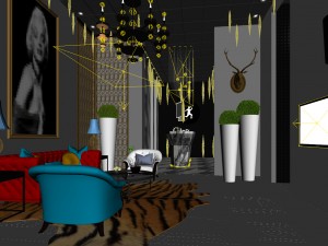 party bar ktv sauna design complete 157 3D Model