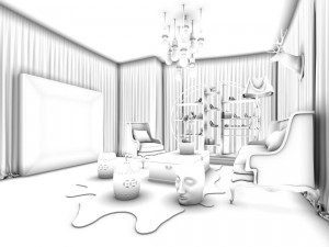 party bar ktv sauna design complete 158 Modello 3D