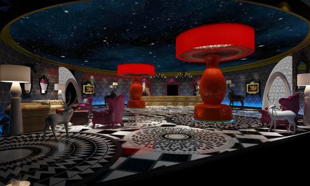 party bar ktv sauna design complete 159 Modelo 3D .c4d .max .obj .3ds .fbx .stl .blend 