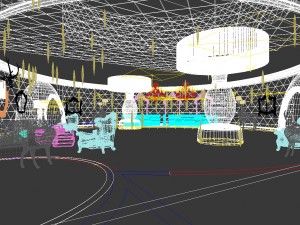 party bar ktv sauna design complete 159 Modelo 3D