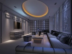 party bar ktv sauna design complete 160 3D Model