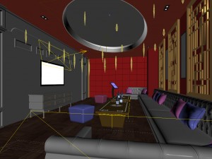 party bar ktv sauna design complete 160 3Dモデル