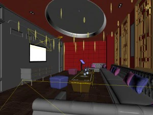 party bar ktv sauna design complete 160 3D Model