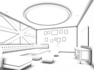 party bar ktv sauna design complete 161 3D Model