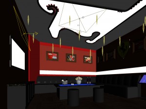 party bar ktv sauna design complete 162 3D Модель