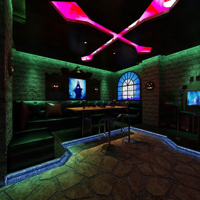 party bar ktv sauna design complete 165 Modèle 3D .c4d .max .obj .3ds .fbx .stl .blend 