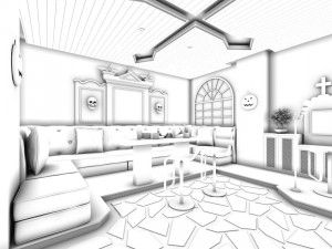 party bar ktv sauna design complete 165 Modèle 3D