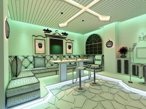 party bar ktv sauna design complete 165 3D Model
