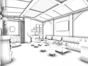 party bar ktv sauna design complete 166 3D Model
