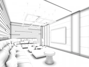 party bar ktv sauna design complete 167 3D Model
