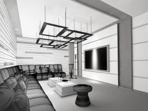 party bar ktv sauna design complete 167 3D Model