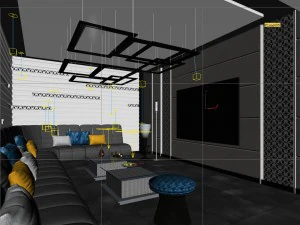 party bar ktv sauna design complete 167 3D Model