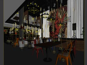party bar ktv sauna design complete 170 3D Model