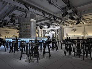 party bar ktv sauna design complete 172 3D Model