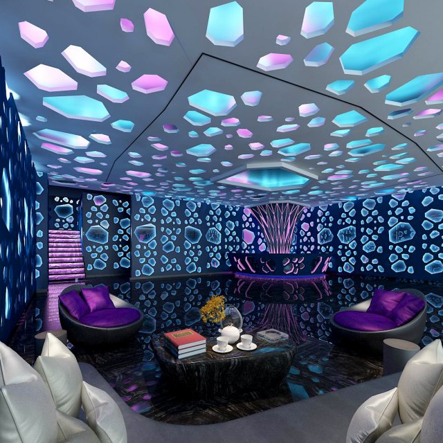 party bar ktv sauna design complete 173 3D Model .c4d .max .obj .3ds .fbx .stl .blend 