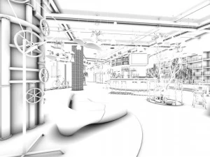 party bar ktv sauna design complete 174 3D Model