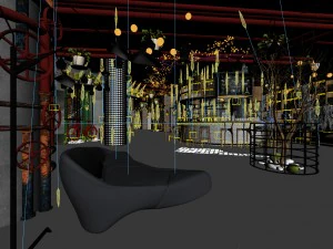 party bar ktv sauna design complete 174 3D Model