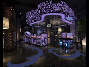 party bar ktv sauna design complete 176 3D Model