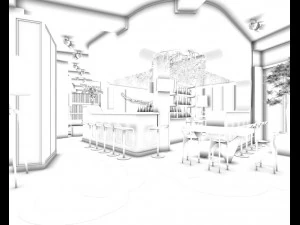 party bar ktv sauna design complete 176 3D Model
