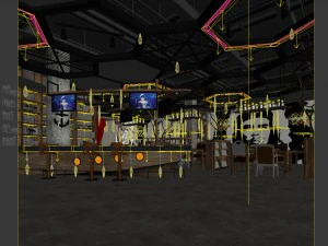 party bar ktv sauna design complete 177 3D Model