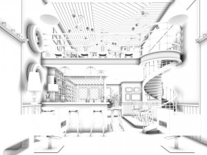 party bar ktv sauna design complete 178 3D Model