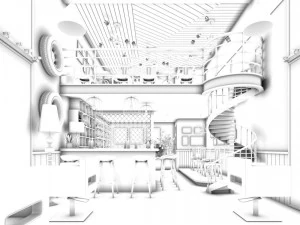 party bar ktv sauna design complete 178 3D Model