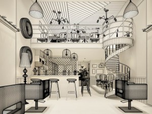 party bar ktv sauna design complete 178 3D Model