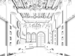 party bar ktv sauna design complete 178 3D Model